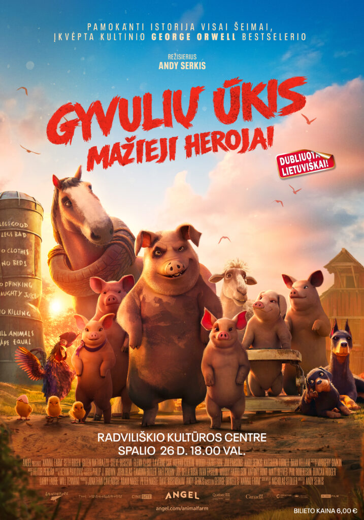 Animacinis kino filmas „Gyvulių ūkis. Mažieji herojai”